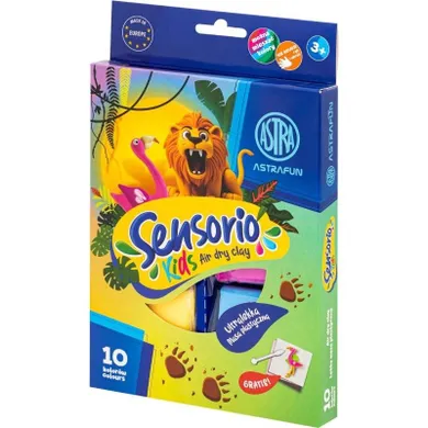 Astra, plastilina, masa plastica usoara, jungla, 10 culoare