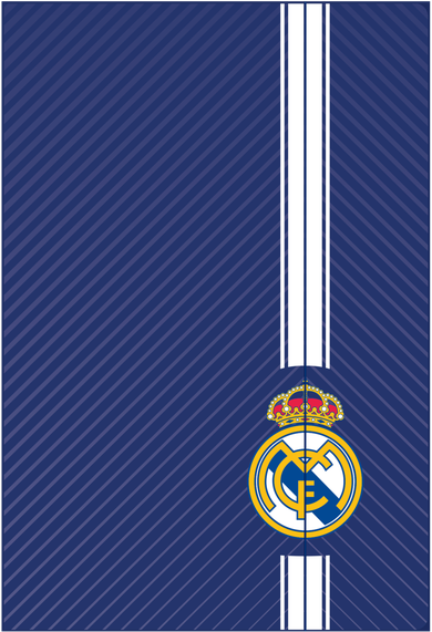 Astra, Real Madrid, dosar cu elastic, format A4, albastru