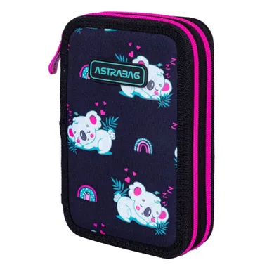 Astrabag, penar cu 2 compartimente, cu rechizite scolare, Sleepy Koala