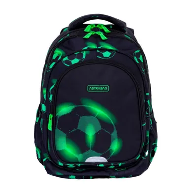 Astrabag, rucsac pentru scoala, cu 3 compartimente, Neo Football