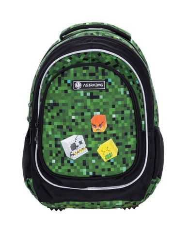 Astrabag, rucsac pentru scoala cu 3 compartimente, Pixel One