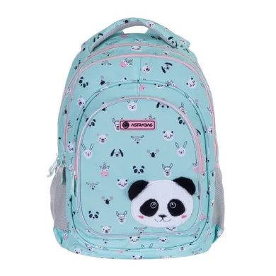 Astrabag, rucsac pentru scoala cu 3 compartimente, Teddy Panda