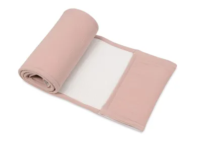 BabyMatex, Bump Air Muslin, aparatori pentru patut, roz, 180-30 cm