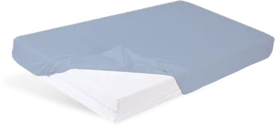 BabyMatex, cearceaf cu elastic din bambus, 70-140 cm, albastru
