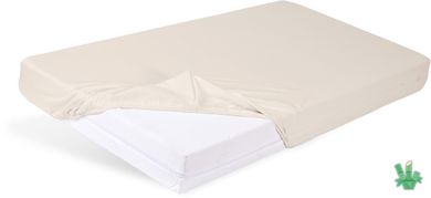 BabyMatex, cearceaf cu elastic din bambus, 70-140 cm, bej