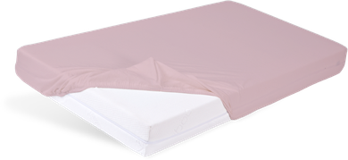 BabyMatex, cearceaf cu elastic din bambus, 70-140 cm, roz