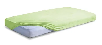 BabyMatex, cearceaf cu elastic frotte Premium, 70-140 cm, verde