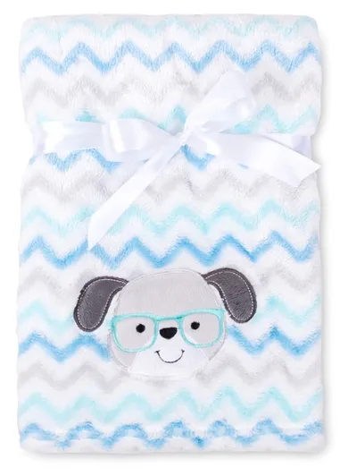 BabyMatex, Ricco, patura cu broderie, 75-100 cm