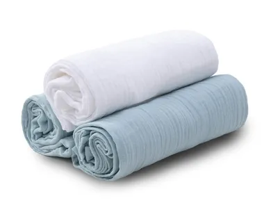 Babymatex, scutece din muselina, verde, 70-80 cm, 3 buc.