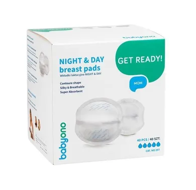 BabyOno, Night&Day, Tampoane pentru san, 40 buc.