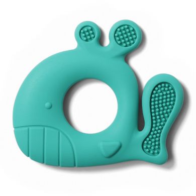 BabyOno, Whale Pablo, jucarie pentru dentitie, albastru