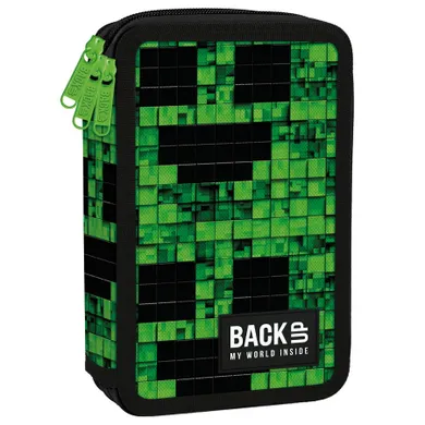 BackUp, penar triplu, cu rechizite scolare, Slinker