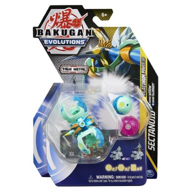 Bakugan Evolutions, Platinum Sectanoid + Nanogans, set de figurine
