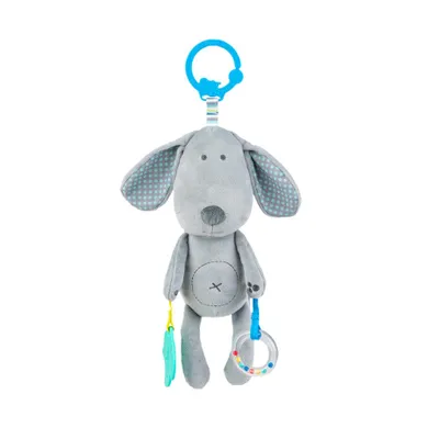 Balibazoo, catelusul Beniamin, jucarie cu agatatoare, gri