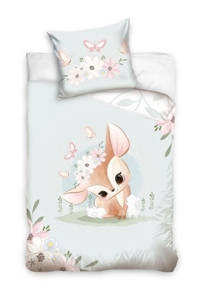 Bambi, set lenjerie de pat single, 90-120 cm