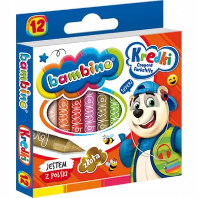 Bambino, creioane, 12 culoare