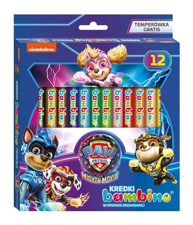 Bambino, Paw Patrol, creioane, 12 culoare