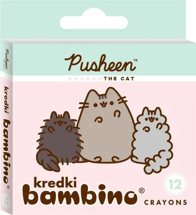 Bambino, Pusheen, creioane colorate, 12 culori
