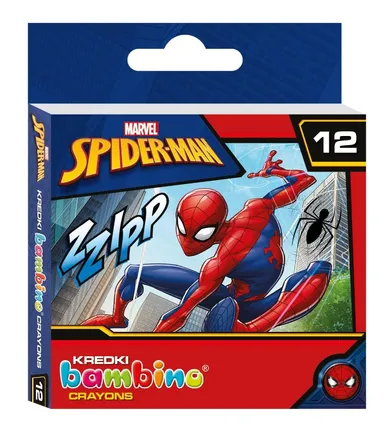 Bambino, Spider-Man, creioane, 12 culoare