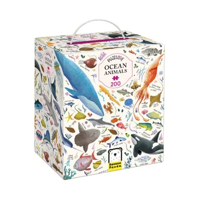 Banana Panda, Puzzlove Animale oceanice, puzzle pentru familie, pentru varsta de 7+, 200 piese