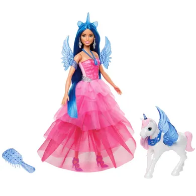Barbie, 65. Anniversary, papusa Sapphire si unicorn