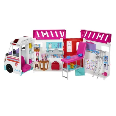 Barbie, Ambulanta, set de joaca fara papusa