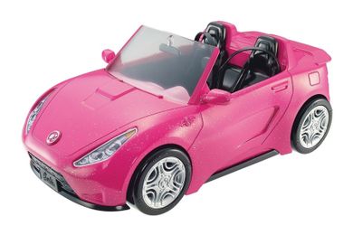 Barbie, Cabriolet roz, set de joaca fara papusa