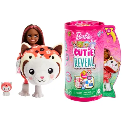 Barbie, Cutie Reveal, Chelsea, papusa pisoi-panda cu accesorii