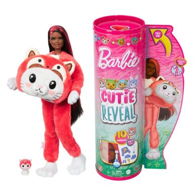 Barbie, Cutie Reveal, papusa pisoi-panda cu accesorii