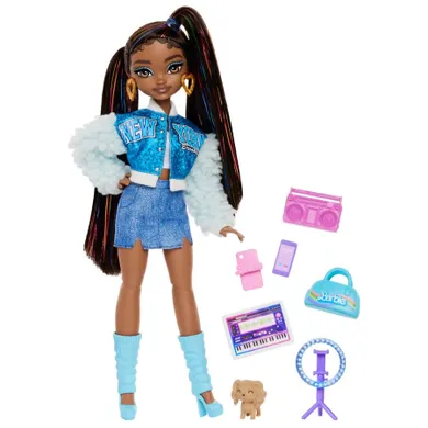 Barbie, Dream Besties, papusa Brooklyn cu accesorii