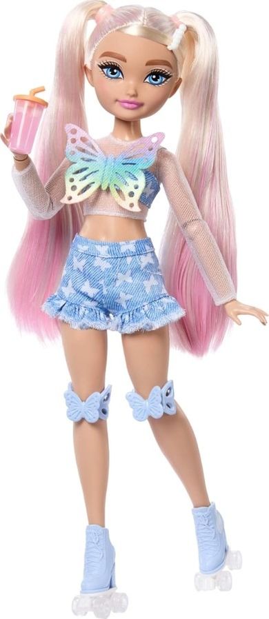 Mini Barbie Land Pop Reveal: Bibita Con Sorpresa E Mini Bambola Da Collezione (1.5 Pollici)