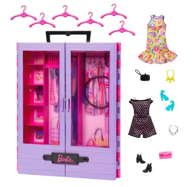 Barbie, Dulap pentru haine, set fara papusa si haine