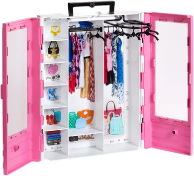 Barbie Fashionistas, Garderoba eleganta, set de accesorii pentru papusi
