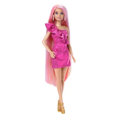 Barbie, Hair Fun, papusa cu accesorii