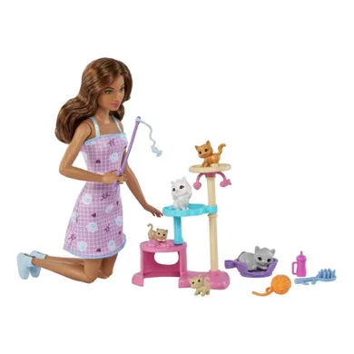 Barbie, Kitty Condo, set de papusa cu accesorii