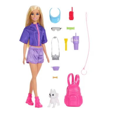 Barbie, Malibu, Outdoor Adventures, papusa si accesorii