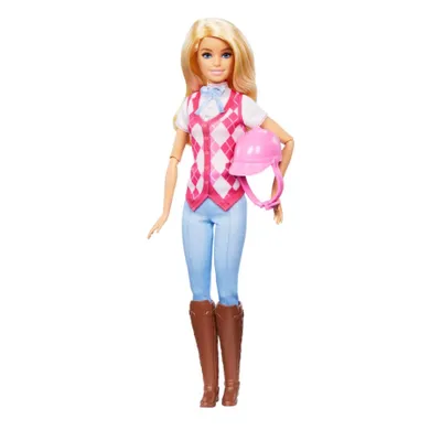 Barbie, Malibu, papusa jockey cu accesorii