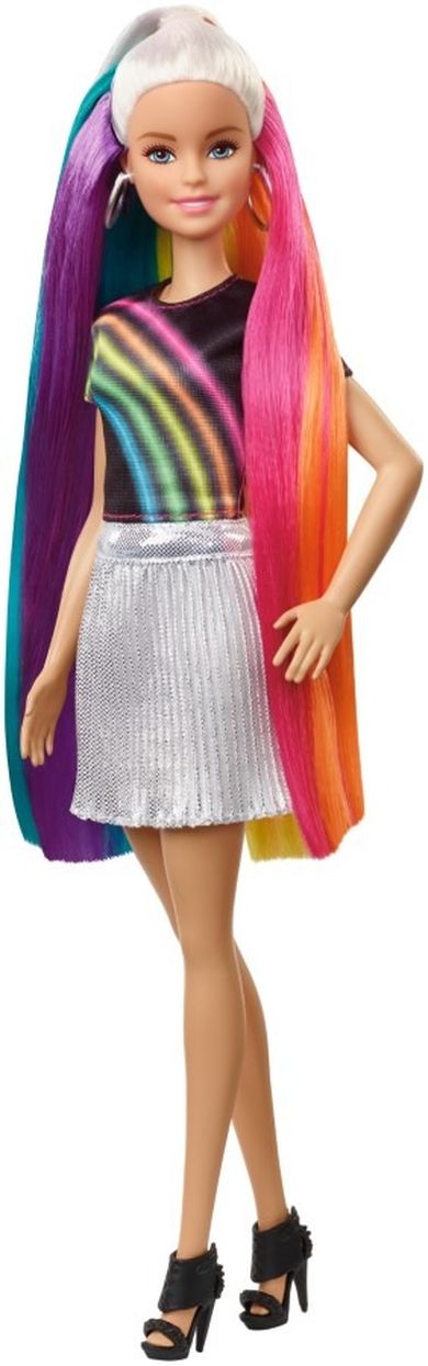 Barbie, Par curcubeu, papusa cu accesorii