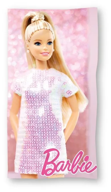 Barbie, prosop cu uscare rapida, mikrofibra, 70-140 cm