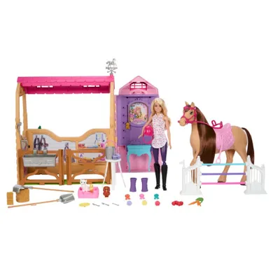 Barbie, Ultimate Stable, set de figurina si accesorii