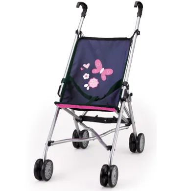 Bayer Design, Buggy, carucior sport pentru papusi, roz-albastru