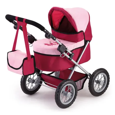 Bayer Design, Trendy, carucior multifunctional pentru papusi, rosu-roz