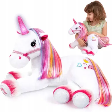 Bayer Design, unicorn de plus, jucarie interactiva, 40 cm