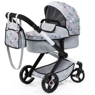 Bayer Design, Xeo, carucior multifunctional pentru papusi, gri