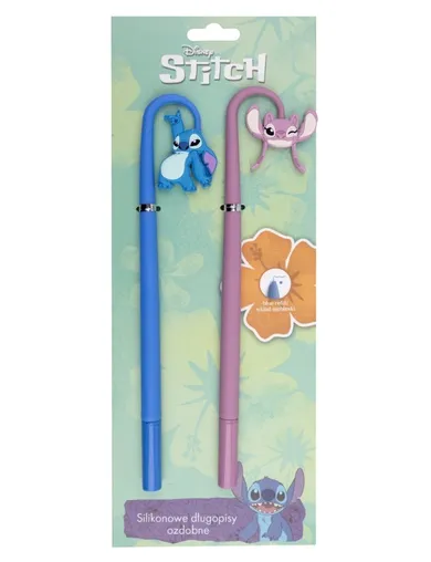 Beniamin, Lilo si Stitch, pix silicon, albastru, 2 buc.
