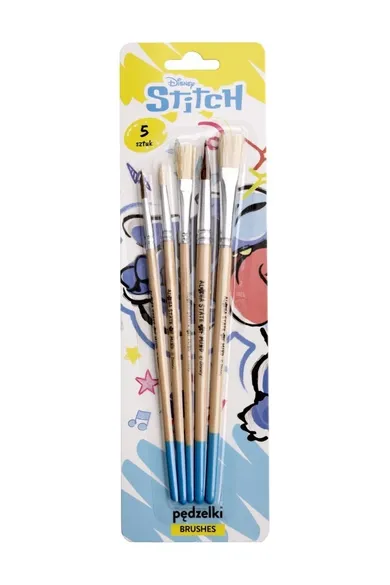 Beniamin, Lilo si Stitch, set de pensule, 5 buc.
