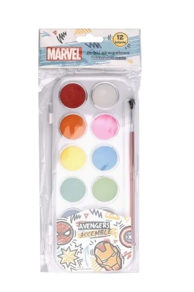 Beniamin, The Avengers, acuarele, 12 culoare