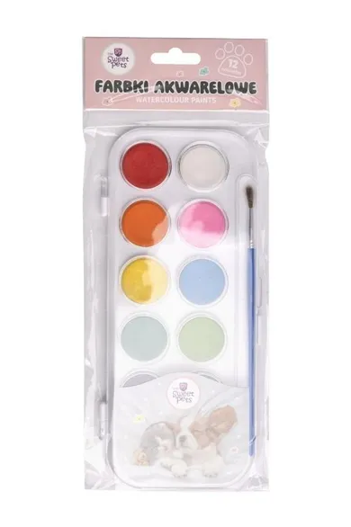Beniamin, The Sweet Pets, acuarele, 12 culoare