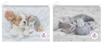 Beniamin, The Sweet Pets, dosar din plastic cu fermoar, A4, 1 buc.