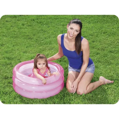 Bestway, piscina gonflabila, roz, 70-30 cm